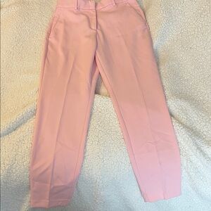 Women’s H+M Pink Trousers - Tailored Straight Leg